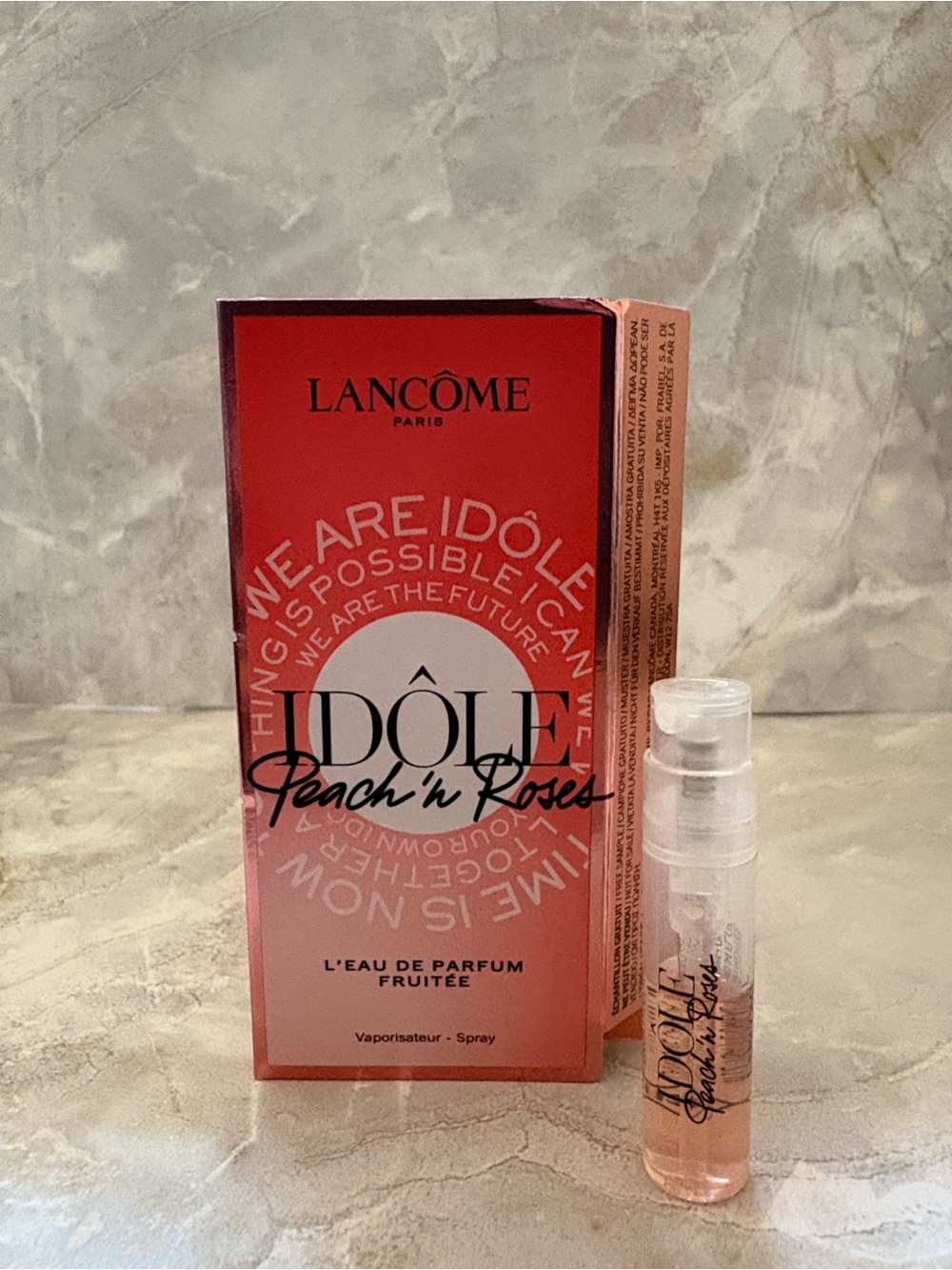❤️ 4 for $20 Lancôme Idole Peach ‘n Roses Mini Travel Vial NEW